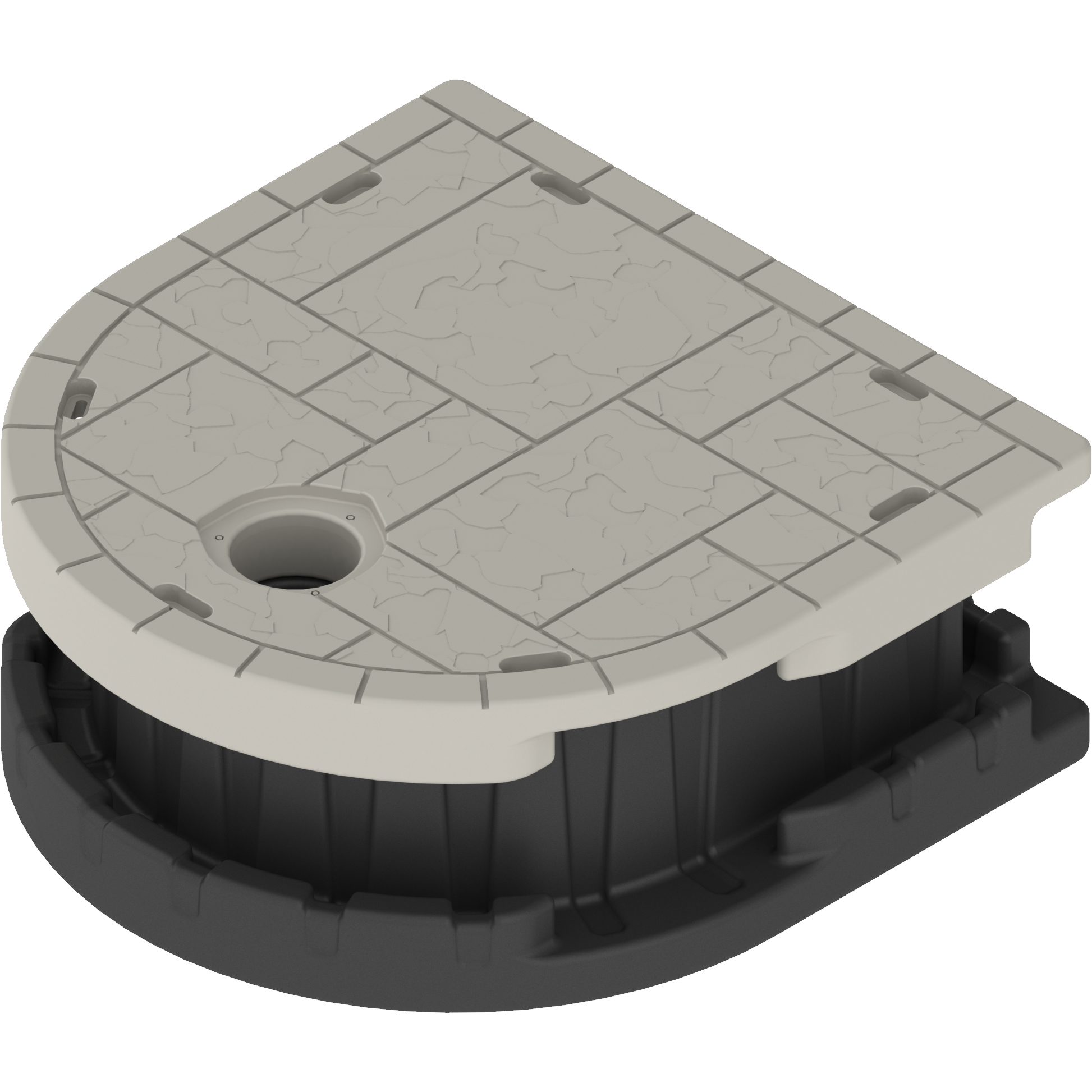 40" Half Round Dock Section