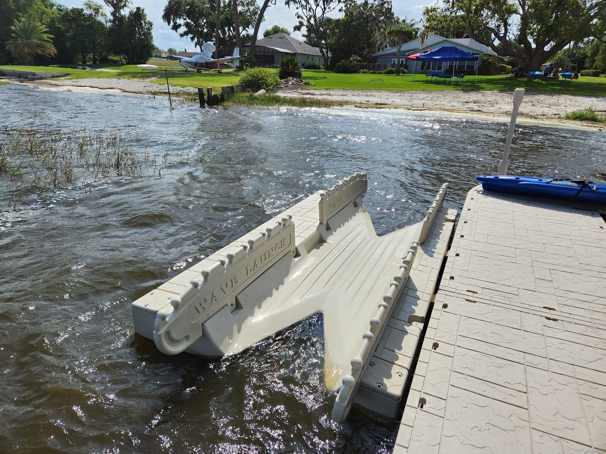 Kayak Launch with 2 Rails 9