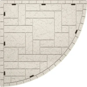 60″ Quarter Round Dock Section