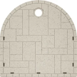 60″ Half Round Dock Section